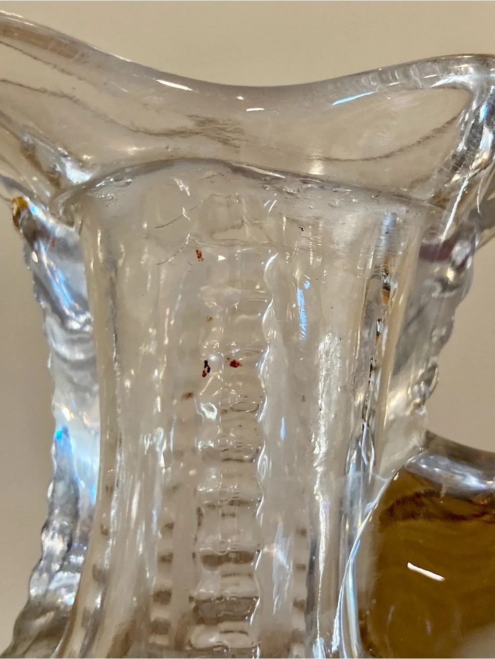 Antique Model Flint Glass Co Grace Pattern Decanter EAPG, Circa 1899-1902